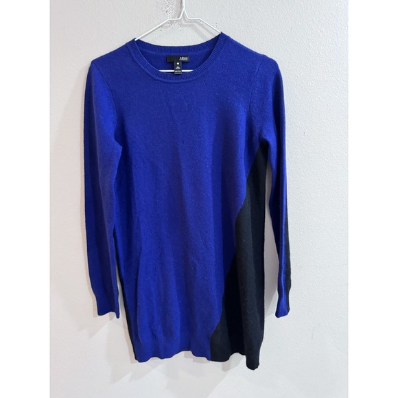 Aqua Dresses & Skirts - Aqua Cashmere Black Blue Dress Small 100% Cashmere Office Date Night